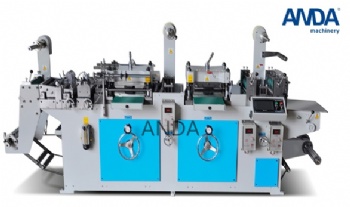 Double-Station Label Die Cutting Machine Model MQ320D