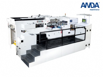 Fully automatic die cutting and foil stamping machine ATM1080