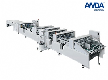 4/6 Corner Type Folder Gluer Model AHH-1600